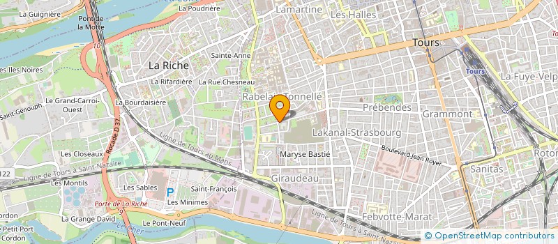 localisation de l'entreprise 510 893 738   TOURS