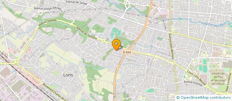 localisation de l'entreprise 510 908 775 à PAU
