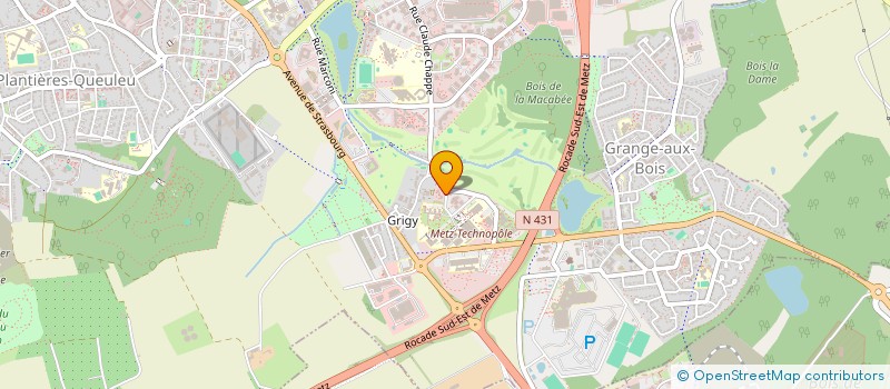 localisation de l'entreprise 510 953 987   METZ