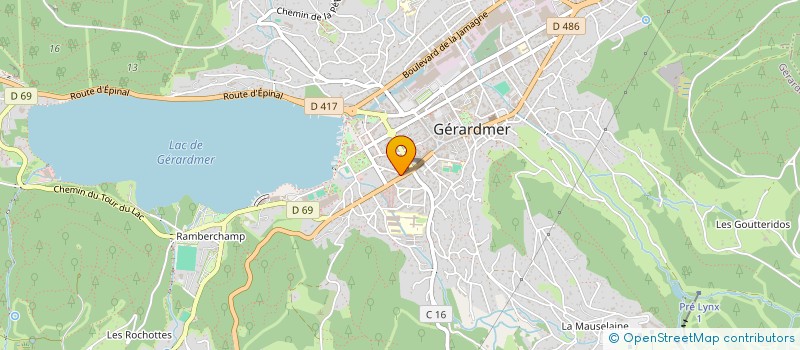 localisation de l'entreprise 510 977 903   GERARDMER