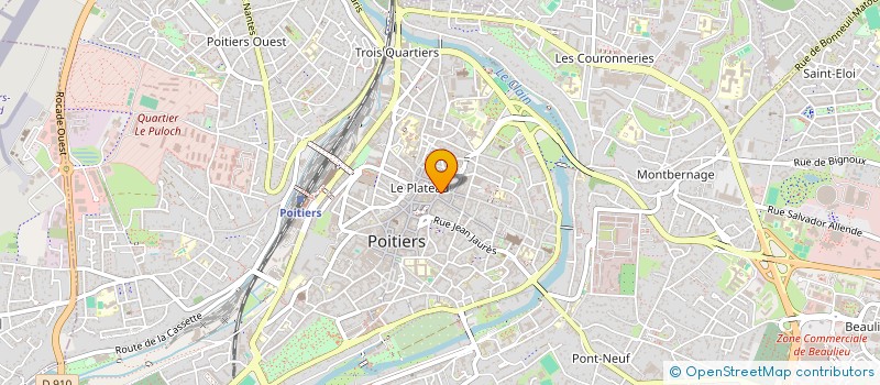 localisation de l'entreprise 510 996 457   POITIERS
