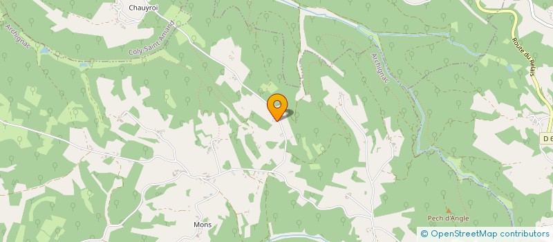 localisation de l'entreprise 511 037 137 à ARCHIGNAC
