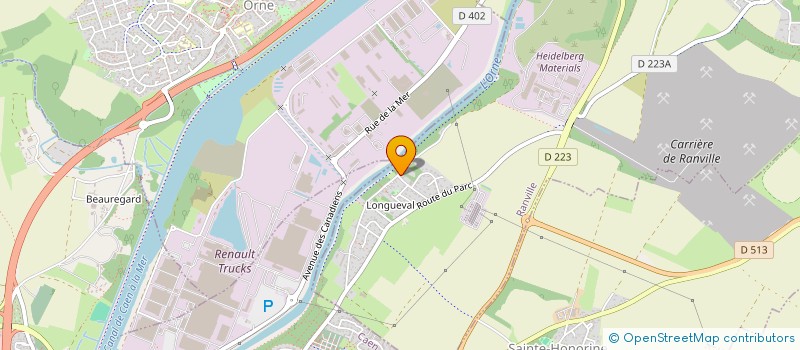 localisation de l'entreprise 511 105 082   RANVILLE