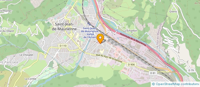 localisation de l'entreprise 511 121 014   SAINT-MICHEL-DE-MAURIENNE