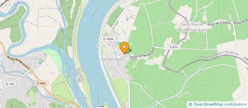 localisation de l'entreprise 511 158 420   VALLABREGUES