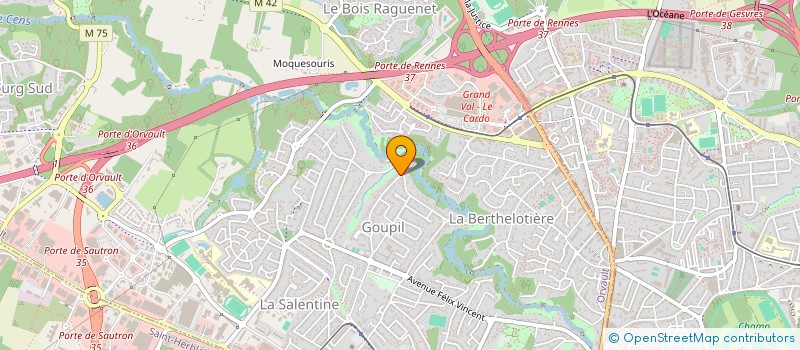 localisation de l'entreprise 511 180 077 à ORVAULT