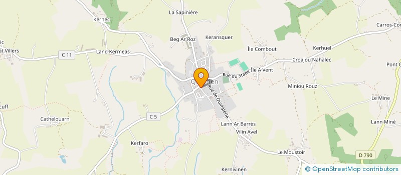 localisation de l'entreprise 511 182 701   QUERRIEN