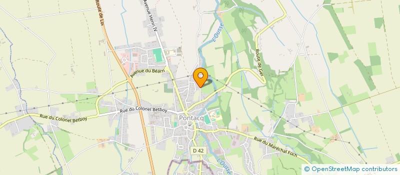 localisation de l'entreprise 511 184 509   PONTACQ