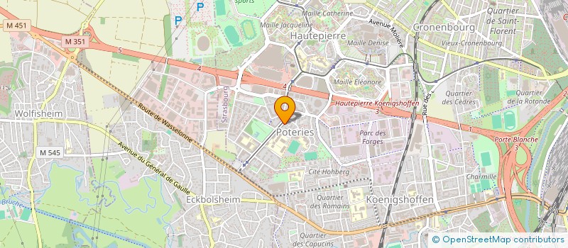 localisation de l'entreprise 511 228 314 à STRASBOURG