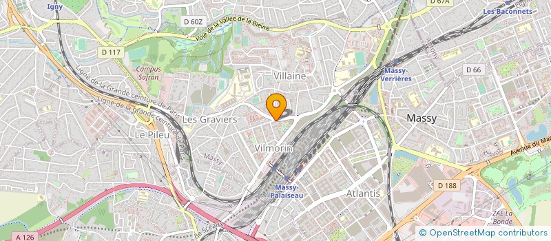 localisation de l'entreprise 511 253 106 à MASSY