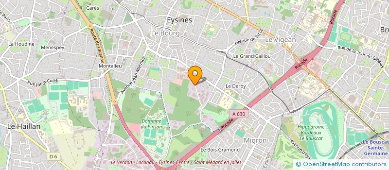 localisation de l'entreprise 511 282 998   EYSINES