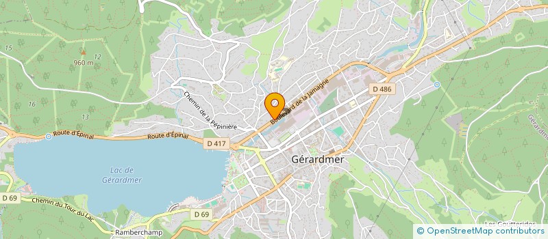 localisation de l'entreprise 511 292 849   GERARDMER