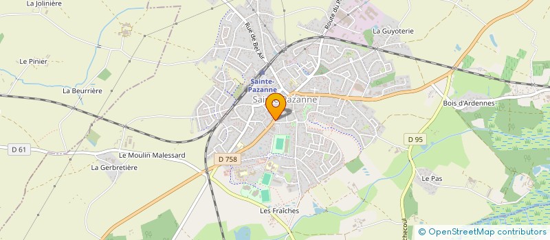 localisation de l'entreprise 511 335 812 à SAINTE-PAZANNE