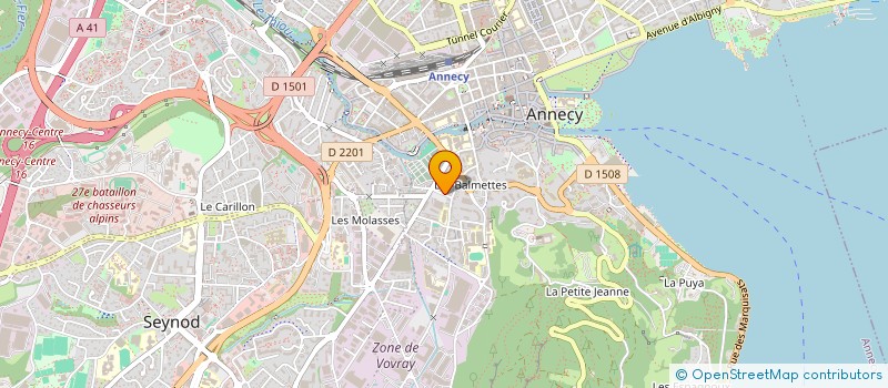 localisation de l'entreprise 511 341 752  à ANNECY