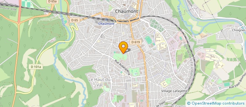 localisation de l'entreprise 511 364 648 à CHAUMONT