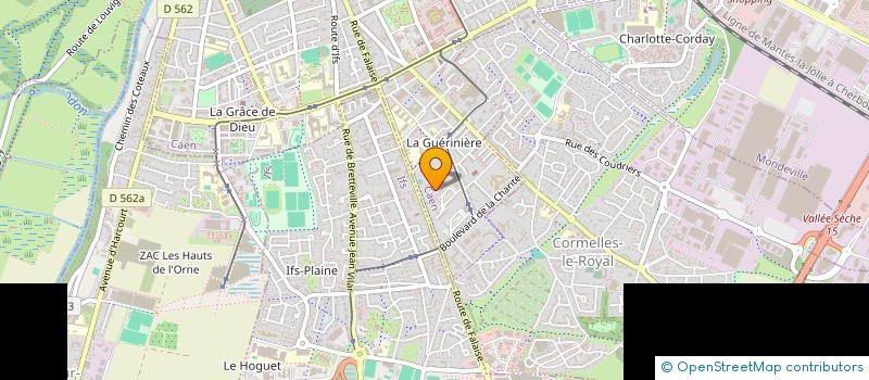 localisation de l'entreprise 511 375 438  à CAEN