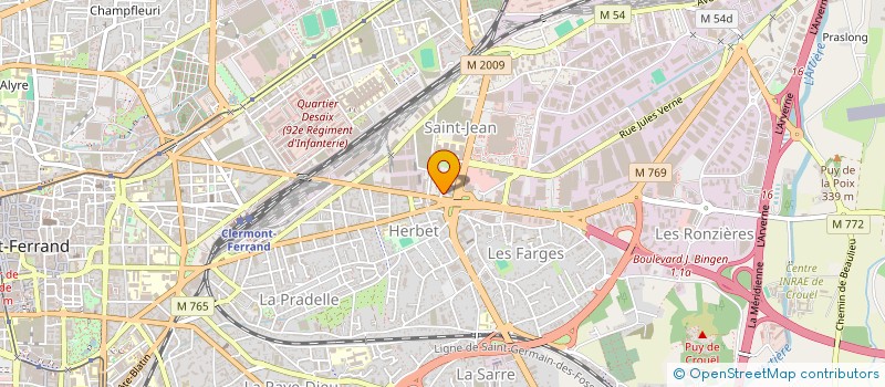 localisation de l'entreprise 511 382 897   CLERMONT-FERRAND