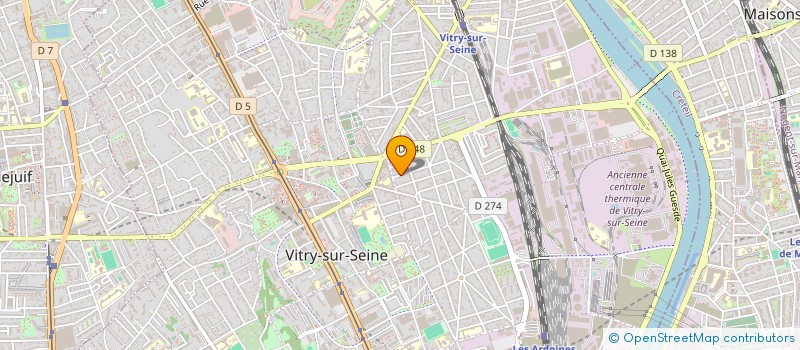 localisation de l'entreprise 511 416 265  à VITRY-SUR-SEINE