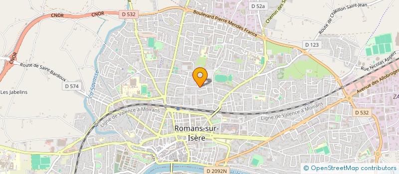 localisation de l'entreprise 511 420 937   ROMANS-SUR-ISERE