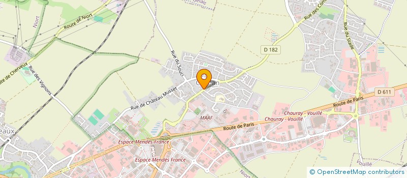 localisation de l'entreprise 511 434 029   CHAURAY