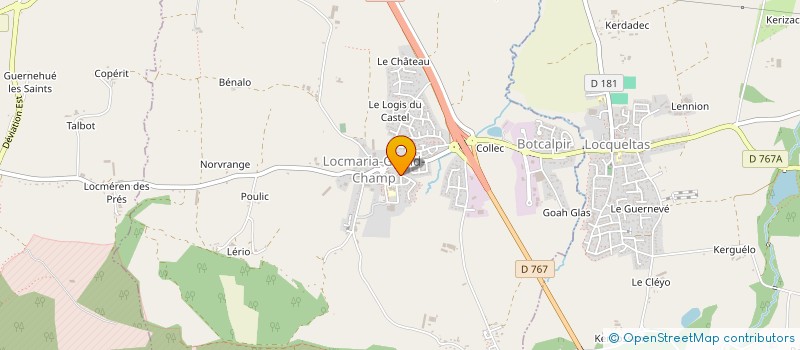 localisation de l'entreprise 511 477 259   LOCMARIA-GRAND-CHAMP