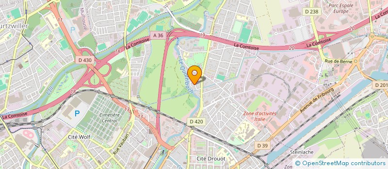 localisation de l'entreprise 511 501 595   WITTENHEIM