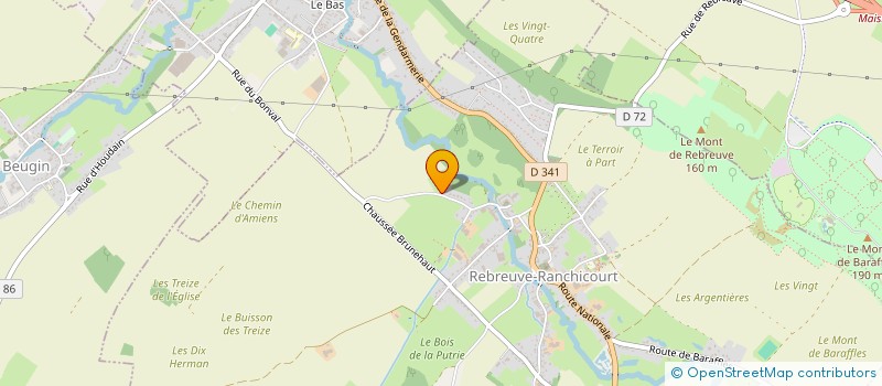 localisation de l'entreprise 511 579 005   REBREUVE-RANCHICOURT