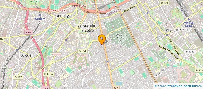 localisation de l'entreprise 511 635 740 à LE KREMLIN-BICETRE