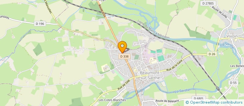 localisation de l'entreprise 511 650 814   BEAUMONT-SUR-SARTHE