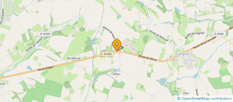 localisation de l'entreprise 511 654 543   CALIGNAC