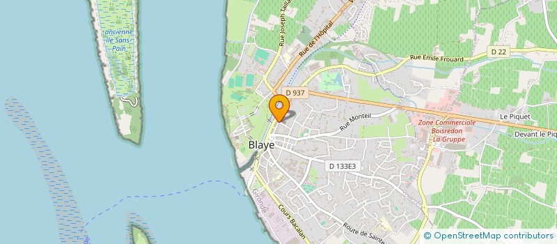 localisation de l'entreprise 511 656 290  à BLAYE