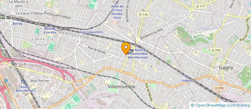 localisation de l'entreprise 511 664 237   VILLEMOMBLE