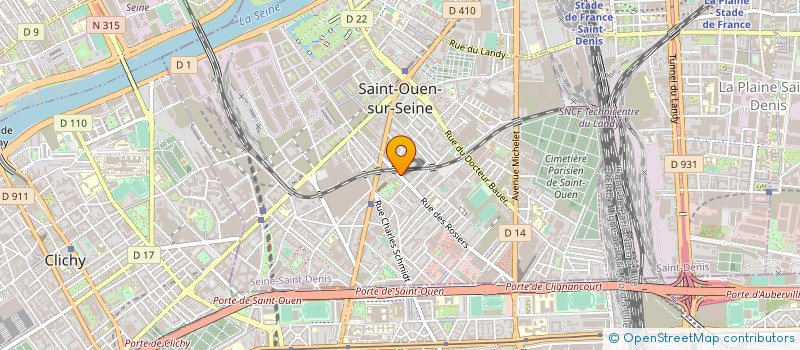 localisation de l'entreprise 511 668 329 à SAINT-OUEN-SUR-SEINE