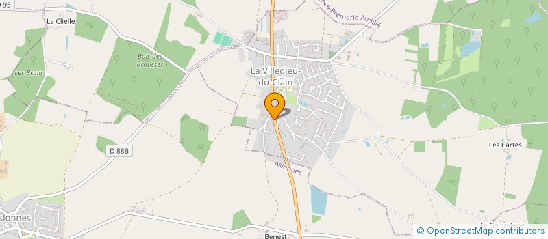 localisation de l'entreprise 511 724 262 à LA VILLEDIEU-DU-CLAIN