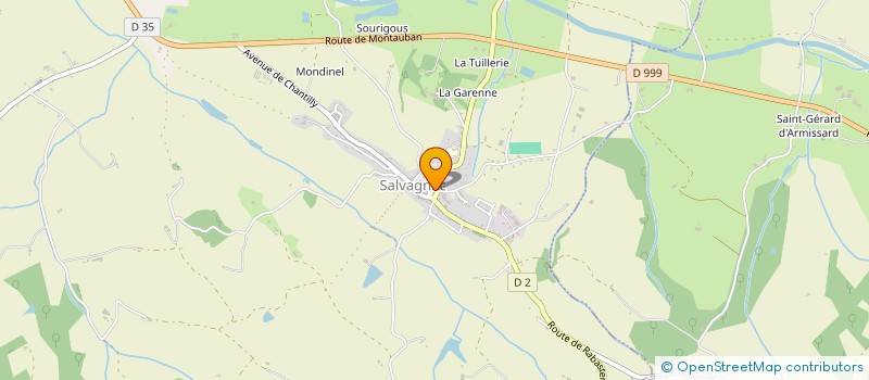 localisation de l'entreprise 511 743 668   SALVAGNAC