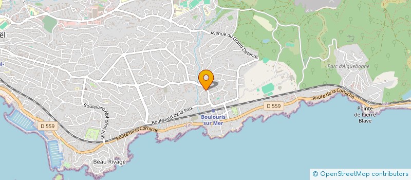 localisation de l'entreprise 511 795 262 à SAINT-RAPHAEL