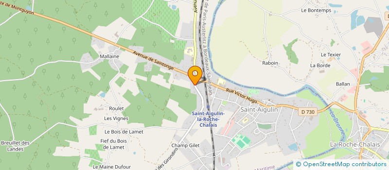 localisation de l'entreprise 511 799 975  à CHALAIS