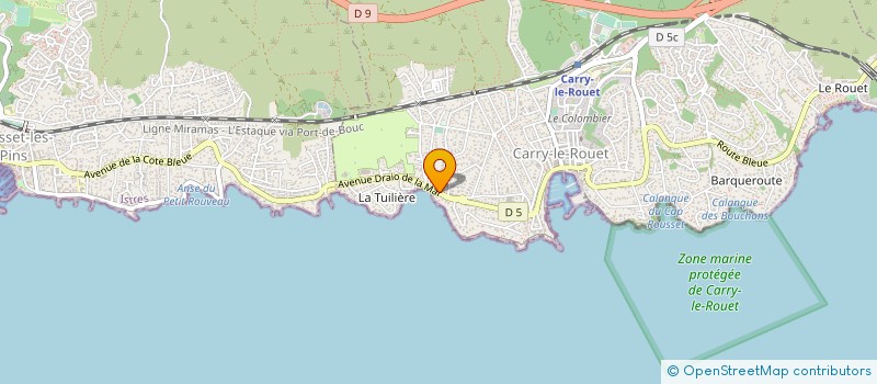 localisation de l'entreprise 511 803 512   CHATEAUNEUF-LES-MARTIGUES