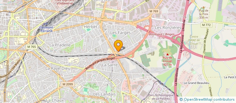 localisation de l'entreprise 511 804 627 à SAUGUES