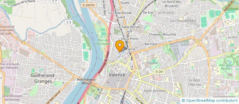 localisation de l'entreprise 511 841 876 à BOURG-LES-VALENCE