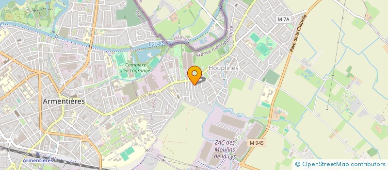 localisation de l'entreprise 511 842 205   HOUPLINES