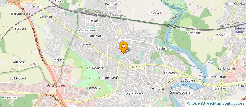 localisation de l'entreprise 511 854 739  à AURAY