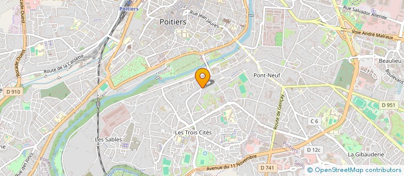 localisation de l'entreprise 511 889 347   POITIERS