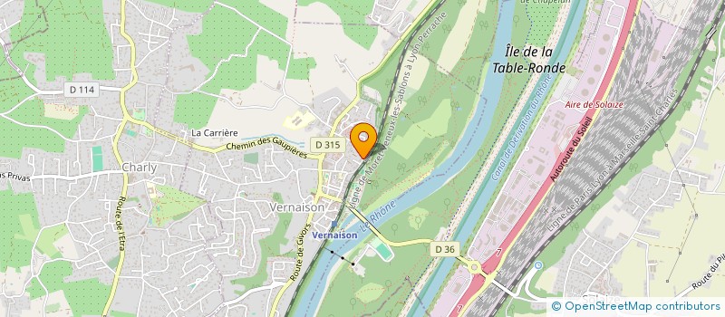 localisation de l'entreprise 511 925 729   VERNAISON