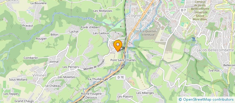 localisation de l'entreprise 511 956 591  à COGNIN