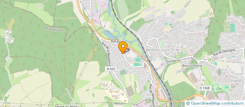 localisation de l'entreprise 512 000 761   MANDEURE