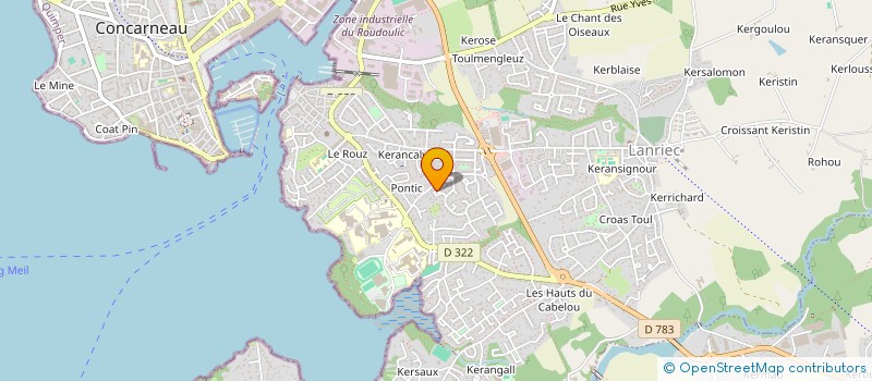 localisation de l'entreprise 512 072 273   QUIBERON