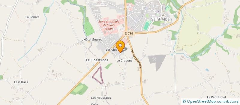 localisation de l'entreprise 512 110 248   SAINT-ALBAN