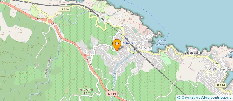 localisation de l'entreprise 512 128 927   COLLIOURE