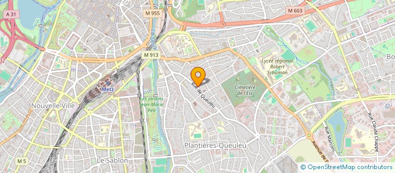 localisation de l'entreprise 512 140 583 à METZ